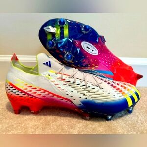 Men’s Sz 10.5 Adidas Predator Edge. 1 Low SG 'Al RihlaPack - White' GW1014  2022